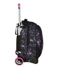 SEVEN NEW TECH GIRL Abnehmbarer 2-Rad-Trolley-Rucksack Schwarz - Rucks&auml;cke mit Trolleyfunktion - 2