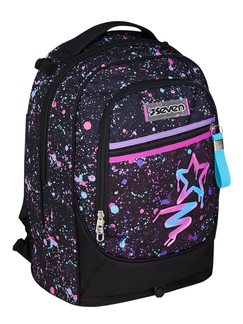 NEW TECH GIRL Abnehmbarer 2-Rad-Trolley-Rucksack Schwarz - Rucks&auml;cke mit Trolleyfunktion