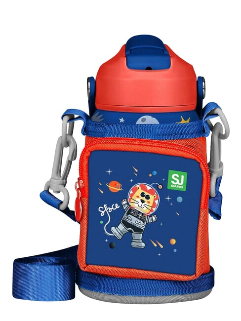 SJ Wasserflasche mit geformtem Verschluss Navy blau - Thermosflaschen