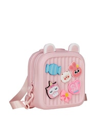 SJGANG GIRLY PINS Mini-Rucksack mit abnehmbaren Anstecknadeln LUTSCHER ROSA - Rucks&auml;cke f&uuml;r Schule &amp; Freizeit - 2