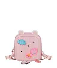 SJGANG GIRLY PINS Mini-Rucksack mit abnehmbaren Anstecknadeln LUTSCHER ROSA - Rucks&auml;cke f&uuml;r Schule &amp; Freizeit - 5