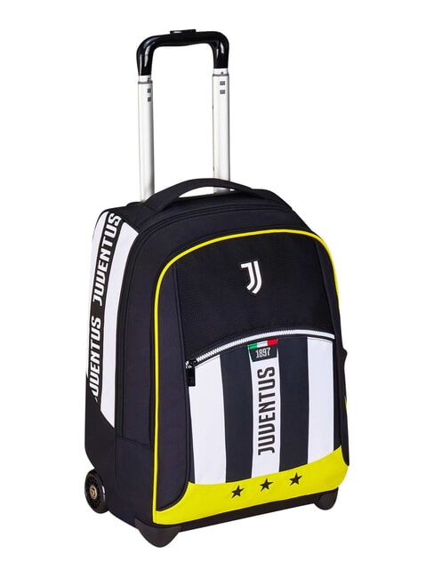 MAGIC GOAL Juventus Trolley-Rucksack, 2 R&auml;der, fest STREIFEN SCHWARZ / WEISS - Rucks&auml;cke mit Trolleyfunktion