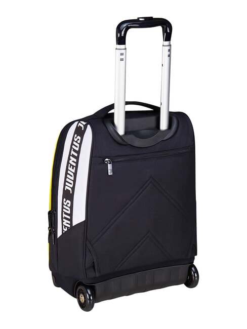 MAGIC GOAL Juventus Trolley-Rucksack, 2 R&auml;der, fest STREIFEN SCHWARZ / WEISS - Rucks&auml;cke mit Trolleyfunktion