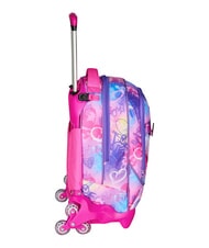 SJGANG TINYPATCH GIRL 3-r&auml;driger Trolley-Rucksack, abnehmbar SCHWARZ GESTREIFTER WALD - Rucks&auml;cke mit Trolleyfunktion - 2
