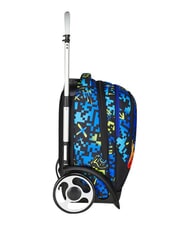 SEVEN SCRIBBLED FLAME Abnehmbarer 2-Rad-Trolley-Rucksack KIEFERNNADEL - Rucks&auml;cke mit Trolleyfunktion - 10