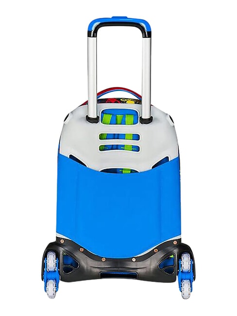 GAME-LED 3-r&auml;driger Trolley-Rucksack, abnehmbar FEUERROT - Rucks&auml;cke mit Trolleyfunktion