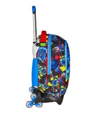 SJGANG GAME-LED 3-r&auml;driger Trolley-Rucksack, abnehmbar FEUERROT - Rucks&auml;cke mit Trolleyfunktion - 2