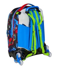 SJGANG GAME-LED 3-r&auml;driger Trolley-Rucksack, abnehmbar FEUERROT - Rucks&auml;cke mit Trolleyfunktion - 8