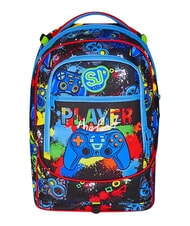 SJGANG GAME-LED 3-r&auml;driger Trolley-Rucksack, abnehmbar FEUERROT - Rucks&auml;cke mit Trolleyfunktion - 9