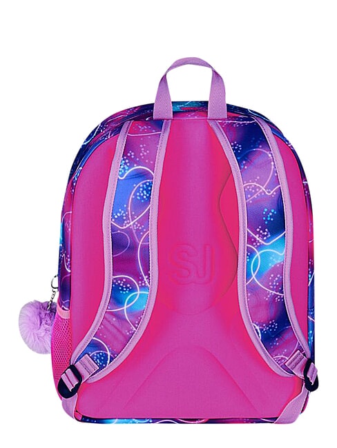 SJ EVER MULTIHEART GIRL Rucksack mit zwei F&auml;chern royalviol - Rucks&auml;cke f&uuml;r Schule &amp; Freizeit