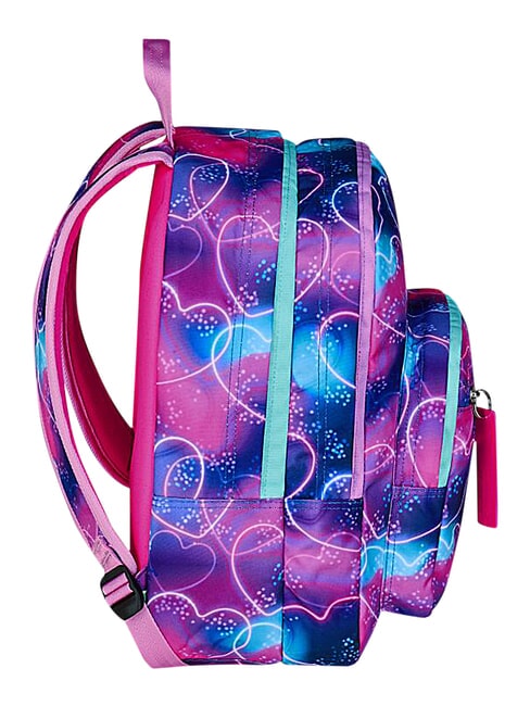 SJ EVER MULTIHEART GIRL Rucksack mit zwei F&auml;chern royalviol - Rucks&auml;cke f&uuml;r Schule &amp; Freizeit