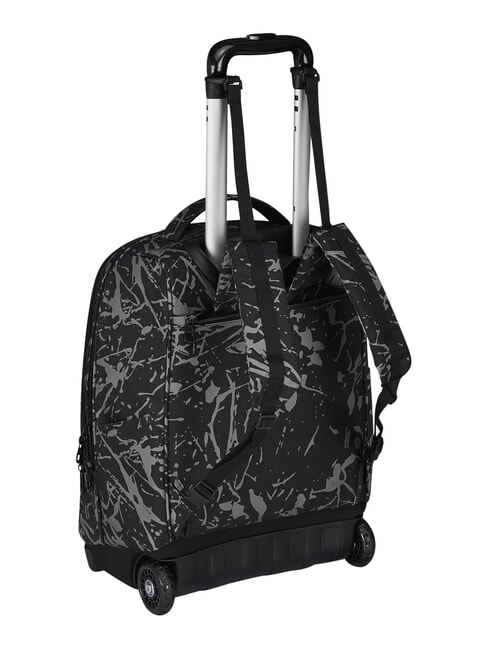 FANTASY GRS 2-r&auml;driger Trolley-Rucksack, fest schwarz tropft - Rucks&auml;cke mit Trolleyfunktion