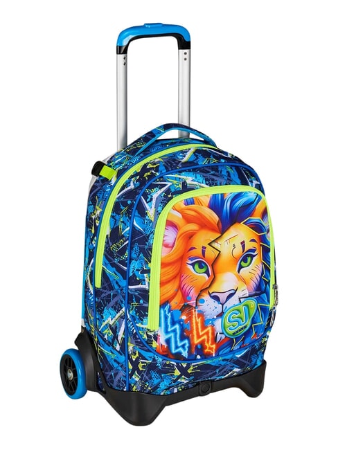 CUCCIOLI Abnehmbarer 2-Rad-Trolley-Rucksack KIEFERNNADEL - Rucks&auml;cke mit Trolleyfunktion