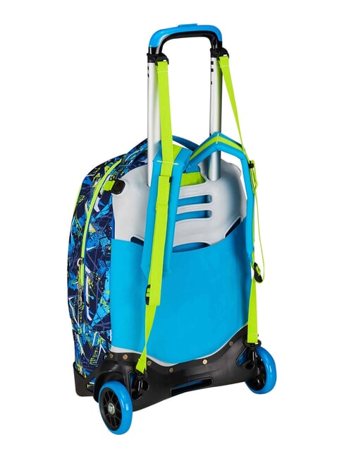 CUCCIOLI Abnehmbarer 2-Rad-Trolley-Rucksack KIEFERNNADEL - Rucks&auml;cke mit Trolleyfunktion