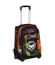 MITAMA FLUO BATTLE 2-r&auml;driger Trolley-Rucksack, fest montiert cmi8 - Rucks&auml;cke mit Trolleyfunktion - 4