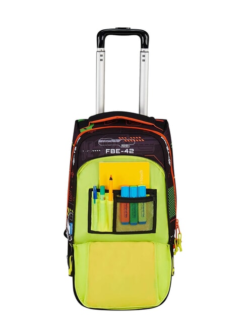 FLUO BATTLE 2-r&auml;driger Trolley-Rucksack, fest montiert cmi8 - Rucks&auml;cke mit Trolleyfunktion