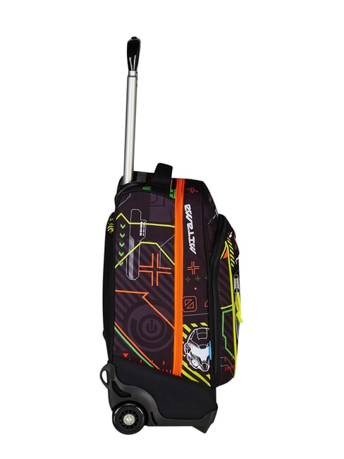 FLUO BATTLE 2-r&auml;driger Trolley-Rucksack, fest montiert cmi8 - Rucks&auml;cke mit Trolleyfunktion