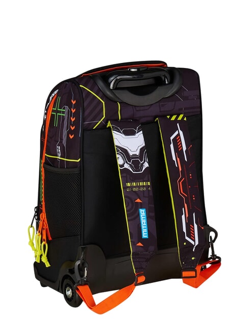 FLUO BATTLE 2-r&auml;driger Trolley-Rucksack, fest montiert cmi8 - Rucks&auml;cke mit Trolleyfunktion