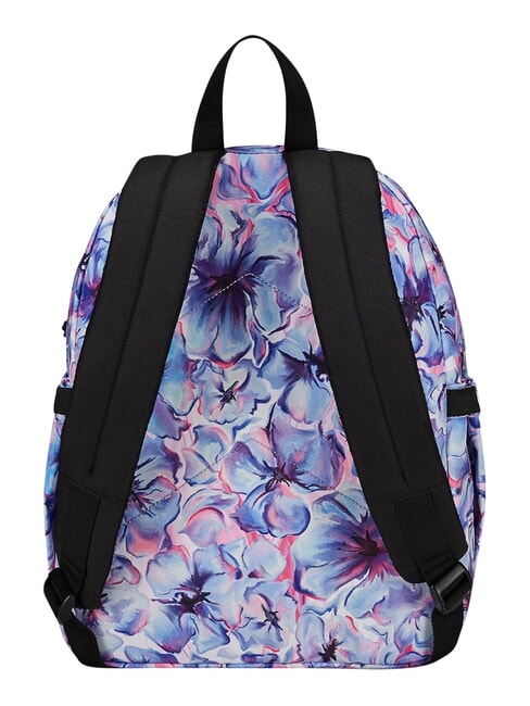 NEW WAY Rucksack mit zwei F&auml;chern helle Blumen - Rucks&auml;cke f&uuml;r Schule &amp; Freizeit