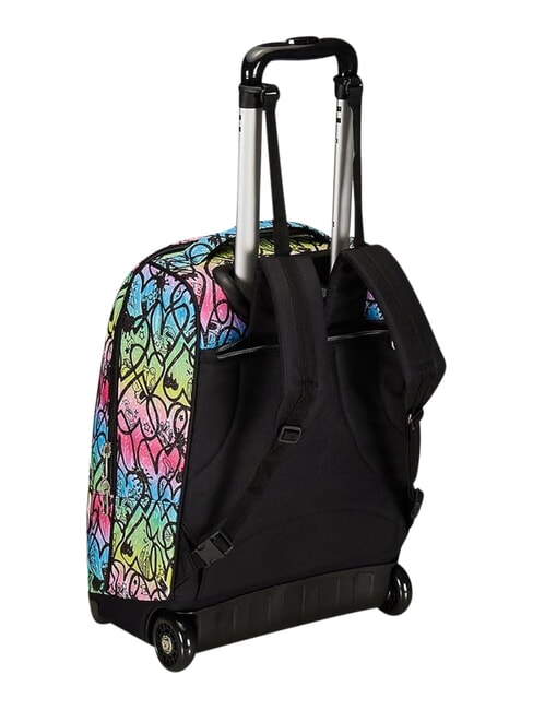 JUMPLOVE 2-r&auml;driger Trolley-Rucksack, fest RHODAMINROT - Rucks&auml;cke mit Trolleyfunktion