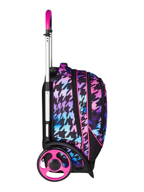 GLOW LOVE Abnehmbarer 2-Rad-Trolley-Rucksack Schwarz - Rucks&auml;cke mit Trolleyfunktion