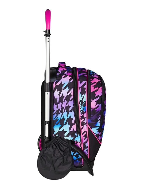 GLOW LOVE Abnehmbarer 2-Rad-Trolley-Rucksack Schwarz - Rucks&auml;cke mit Trolleyfunktion