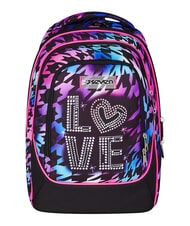 SEVEN GLOW LOVE Abnehmbarer 2-Rad-Trolley-Rucksack Schwarz - Rucks&auml;cke mit Trolleyfunktion - 8