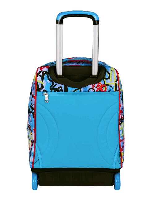 JUNIOR 2-r&auml;driger Trolley-Rucksack, fest Schwarz - Rucks&auml;cke mit Trolleyfunktion