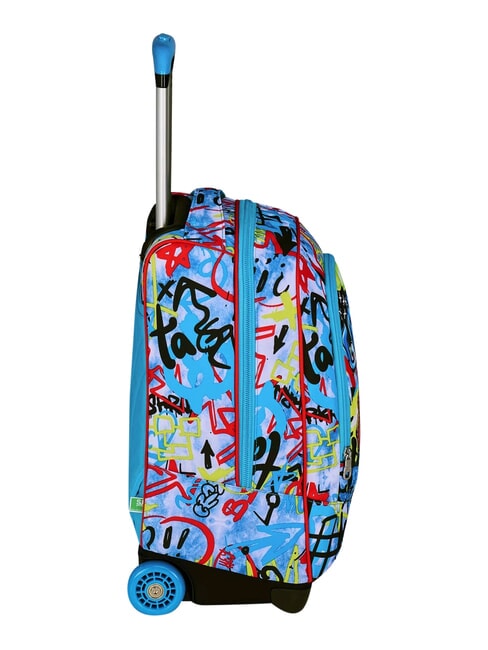 JUNIOR 2-r&auml;driger Trolley-Rucksack, fest Schwarz - Rucks&auml;cke mit Trolleyfunktion