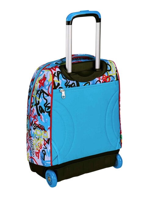 JUNIOR 2-r&auml;driger Trolley-Rucksack, fest Schwarz - Rucks&auml;cke mit Trolleyfunktion