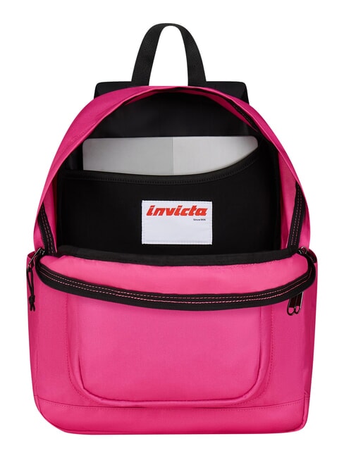 NEW WAY Rucksack mit zwei F&auml;chern Himbeerrose - Rucks&auml;cke f&uuml;r Schule &amp; Freizeit