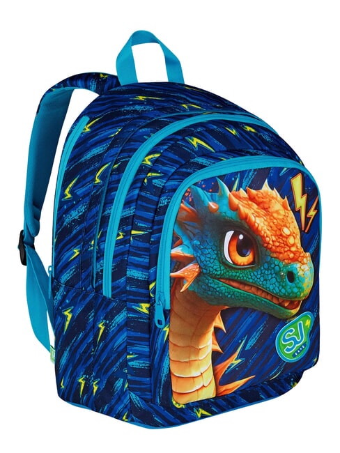 DRAGON GLIDE Rucksack mit zwei F&auml;chern orange - Rucks&auml;cke f&uuml;r Schule &amp; Freizeit