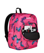 INVICTA NEW WAY Rucksack mit zwei F&auml;chern fliegender Schmetterling - Rucks&auml;cke f&uuml;r Schule &amp; Freizeit - 7