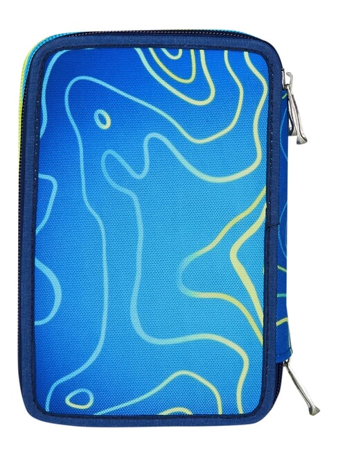 GET TOGETHER Federm&auml;ppchen mit 3 Rei&szlig;verschl&uuml;ssen blautief - Etuis und Zubeh&ouml;r