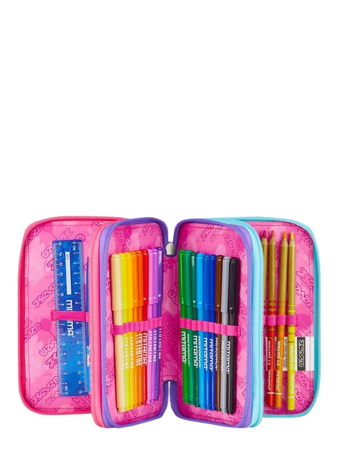 GET TOGETHER Federm&auml;ppchen mit 3 Rei&szlig;verschl&uuml;ssen Schwarz - Etuis und Zubeh&ouml;r