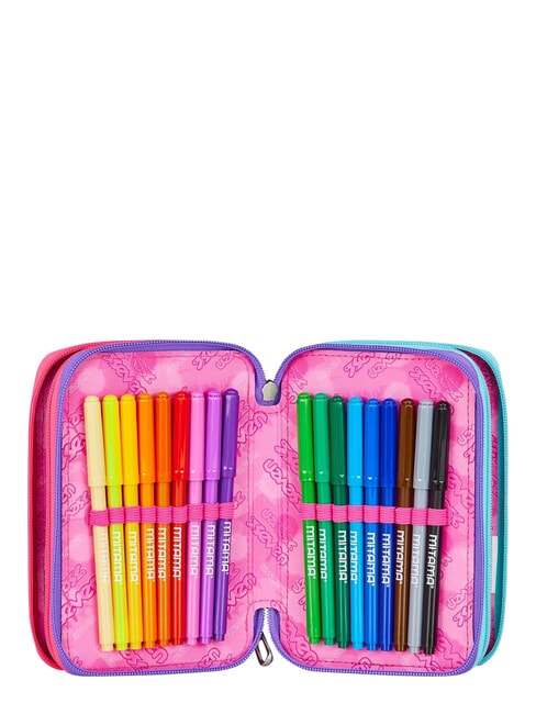 GET TOGETHER Federm&auml;ppchen mit 3 Rei&szlig;verschl&uuml;ssen Schwarz - Etuis und Zubeh&ouml;r