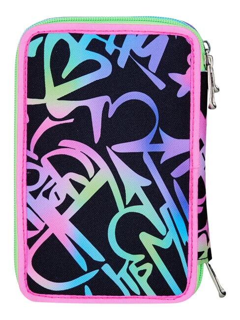 GET TOGETHER Federm&auml;ppchen mit 3 Rei&szlig;verschl&uuml;ssen fuchsiafluo - Etuis und Zubeh&ouml;r