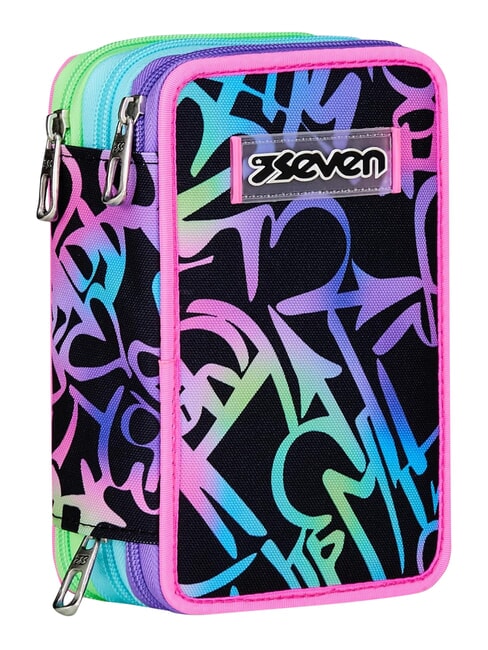 GET TOGETHER Federm&auml;ppchen mit 3 Rei&szlig;verschl&uuml;ssen fuchsiafluo - Etuis und Zubeh&ouml;r