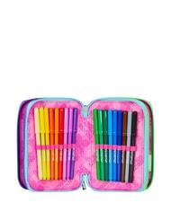 SEVEN GET TOGETHER Federm&auml;ppchen mit 3 Rei&szlig;verschl&uuml;ssen fuchsiafluo - Etuis und Zubeh&ouml;r - 5