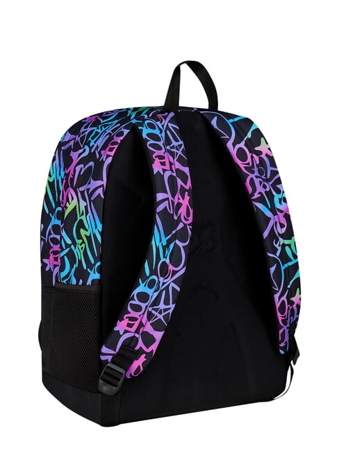 LOVELY ELEMENTS Rucksack mit zwei F&auml;chern fuchsiafluo - Rucks&auml;cke f&uuml;r Schule &amp; Freizeit