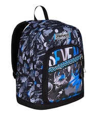 SEVEN HUE E WRITES Rucksack mit zwei F&auml;chern Reflexblau - Rucks&auml;cke f&uuml;r Schule &amp; Freizeit - 4