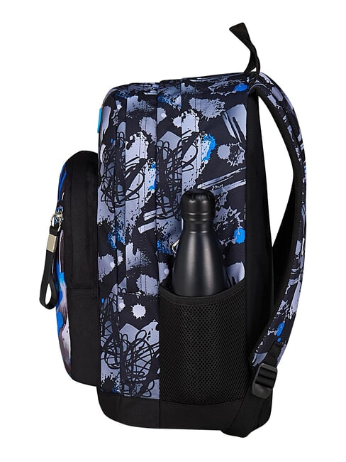 HUE E WRITES Rucksack mit zwei F&auml;chern Reflexblau - Rucks&auml;cke f&uuml;r Schule &amp; Freizeit