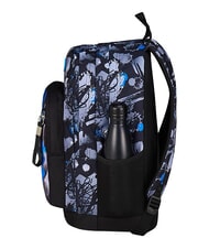 SEVEN HUE E WRITES Rucksack mit zwei F&auml;chern Reflexblau - Rucks&auml;cke f&uuml;r Schule &amp; Freizeit - 5