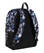 SEVEN HUE E WRITES Rucksack mit zwei F&auml;chern Reflexblau - Rucks&auml;cke f&uuml;r Schule &amp; Freizeit - 6