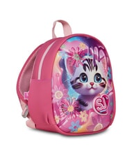 SJGANG FANCY ANIMALS Kleiner Rucksack mit Seitentasche SCHWARZ GESTREIFTER WALD - Rucks&auml;cke f&uuml;r Schule &amp; Freizeit - 2