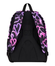 SEVEN LOVELY ELEMENTS Rucksack mit zwei F&auml;chern rosa Erdbeere - Rucks&auml;cke f&uuml;r Schule &amp; Freizeit - 4