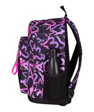 SEVEN LOVELY ELEMENTS Rucksack mit zwei F&auml;chern rosa Erdbeere - Rucks&auml;cke f&uuml;r Schule &amp; Freizeit - 5