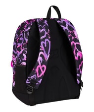 SEVEN LOVELY ELEMENTS Rucksack mit zwei F&auml;chern rosa Erdbeere - Rucks&auml;cke f&uuml;r Schule &amp; Freizeit - 6