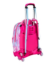 SJGANG PLUSHY RABBIT 3-r&auml;driger Trolley-Rucksack, abnehmbar rosa Puppe - Rucks&auml;cke mit Trolleyfunktion - 9