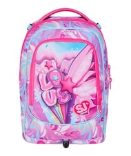 SJGANG PLUSHY RABBIT 3-r&auml;driger Trolley-Rucksack, abnehmbar rosa Puppe - Rucks&auml;cke mit Trolleyfunktion - 11